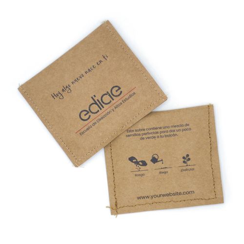 Seed packet with stitched edge - Image 1